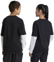 Детская толстовка Adidas J Jam 2In1 Ls Black/White, s.176 фото №2 — интернет-магазин Desire.md