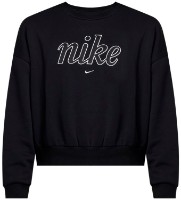 Hanorac pentru copii Nike G Nsw Club Flc Bxy Crw Gx Star Black/White, s.XS imaginea #1 — magazin online Desire.md