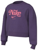 Детская толстовка Nike G Nsw Trend Flc Crp Crew Dark Raisin, s.XS фото №1 — интернет-магазин Desire.md