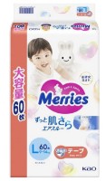 Подгузники-трусики Merries L 60pcs