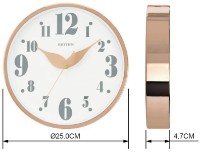 Настенные часы Rhythm CMG606NR13 фото №2 — интернет-магазин Desire.md