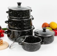 Набор посуды 4Life Ruibeiru Black 10pcs фото №3 — интернет-магазин Desire.md