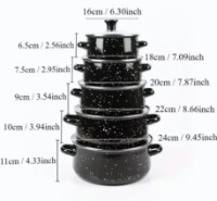 Набор посуды 4Life Ruibeiru Black 10pcs фото №2 — интернет-магазин Desire.md