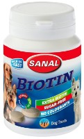 Snackuri pentru câini Sanal Dog Biotin 75g