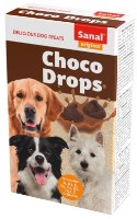 Snackuri pentru câini Sanal Dog Choco Drops 125g