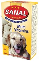 Snackuri pentru câini Sanal Premium Multi Vitamins 85g