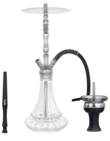 Narghilea Aladin Alux Silver 58cm (WALU8si) imaginea #1 — magazin online Desire.md