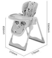 Scaun de masa 4Play Leaves Grey imaginea #7 — magazin online Desire.md