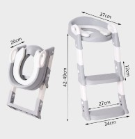 Colac WC pentru copii 4Play Two Steps Grey imaginea #2 — magazin online Desire.md