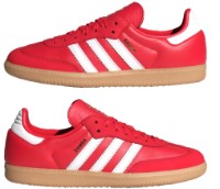 Ghete pentru dame Adidas Samba Og W Better Scarlet/Cloud White/Gold Metallic, s.37.5 imaginea #6 — magazin online Desire.md