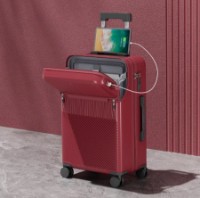 Valiză NovaBag Rio Burgundy L imaginea #4 — magazin online Desire.md