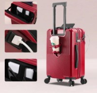 Valiză NovaBag Rio Burgundy S imaginea #3 — magazin online Desire.md