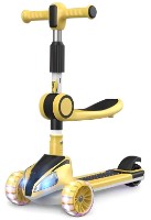 Trotinetă 4Play Headlights Yellow imaginea #1 — magazin online Desire.md