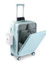 Valiză NovaBag Madison Arctic Blue S imaginea #3 — magazin online Desire.md