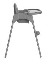 Стульчик для кормления Kikka Boo Jammy Grey 2in1 (31004010178) фото №4 — интернет-магазин Desire.md