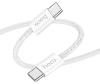 USB Кабель Hoco X104 Source 60W Type-C to Type-C 2m White фото №1 — интернет-магазин Desire.md