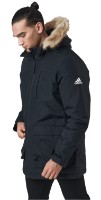 Geacă pentru bărbați Adidas Hooded Parka Black, s.M imaginea #3 — magazin online Desire.md