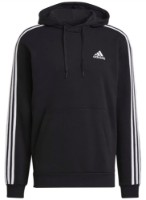 Мужская толстовка Adidas Hoodie 3 Stripes Fleece Black/White, s.XL фото №1 — интернет-магазин Desire.md