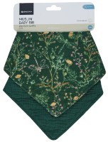 Bavețică Kikka Boo Secret Garden Green 2pcs (31303030069)