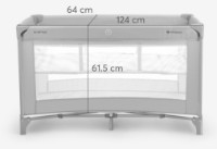 Манеж Kikka Boo So Gifted Blue 2 Levels (31003010109) фото №4 — интернет-магазин Desire.md