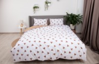 Lenjerie de pat Relaxe Home TEP Soft Dreams Triang Cappuccino 200x220 (019321) imaginea #1 — magazin online Desire.md