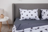 Lenjerie de pat Relaxe Home TEP Soft Dreams Triang Grey 200x220 (019320) imaginea #3 — magazin online Desire.md