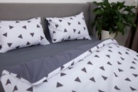 Lenjerie de pat Relaxe Home TEP Soft Dreams Triang Grey 200x220 (019320) imaginea #5 — magazin online Desire.md