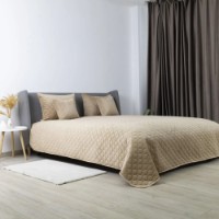 Cuvertura Relaxe Home TEP Velure Gold Beige 220 x 240 (019816) imaginea #3 — magazin online Desire.md