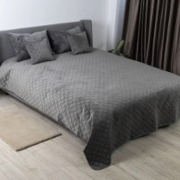 Cuvertura Relaxe Home TEP Velure Grey 220 x 240 (019815) imaginea #2 — magazin online Desire.md