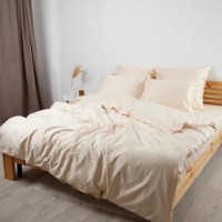 Lenjerie de pat Relaxe Home TEP Stripe Satin Champagne 200x220 (019330)