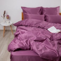 Lenjerie de pat Relaxe Home TEP Stripe Satin Sorbet 200x220 (019332)