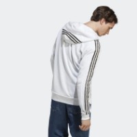 Hanorac pentru bărbați Adidas Essentials 3 Stripes White/Olive Strata, s.S imaginea #3 — magazin online Desire.md
