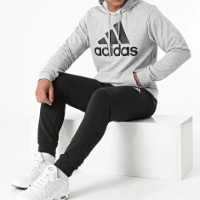 Costum sportiv pentru bărbați Adidas Ts Sport Essentials Grey Heather/Black, s.162 imaginea #3 — magazin online Desire.md