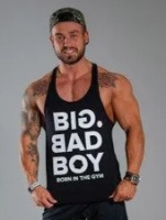 Мужская майка Olimp Men`s Tank Top (Big Bad Boy) Black S фото №1 — интернет-магазин Desire.md
