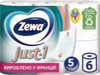 Hârtie igienica Zewa Just 1 5 plies 6 rolls