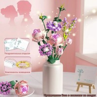 Конструктор Forange Flowers 423pcs (FC8307) фото №4 — интернет-магазин Desire.md