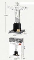 Set de construcție Wange Christ the Redeemer-Rio de Janeiro 973pcs (5231) imaginea #7 — magazin online Desire.md