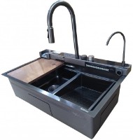 Chiuvetă de bucătărie Backer Top 750-46063 Nano Black