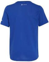 Детская футболка Adidas B Hiit Gfx Tee Semi Lucid Blue/White, s.140 фото №2 — интернет-магазин Desire.md