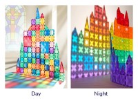 Set de construcție Mideer Colorful Magnetic Tiles 20pcs (MD6396) imaginea #7 — magazin online Desire.md