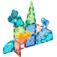 Set de construcție Mideer Colorful Magnetic Tiles 40pcs (CT6399)