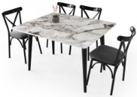 Masă pentru bucătărie Mobiland Dolunay Efes/Black imaginea #2 — magazin online Desire.md