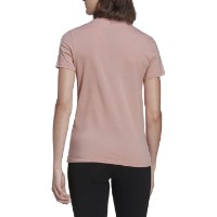 Женская футболка Adidas Shirt 3 Stripes Wonder Mauve/White, s.S фото №2 — интернет-магазин Desire.md