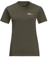 Женская футболка Jack Wolfskin Essential T W Island Moss, s.M фото №1 — интернет-магазин Desire.md