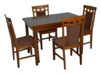 Masă pentru bucătărie Evelin HV 30 V Burnish imaginea #3 — magazin online Desire.md