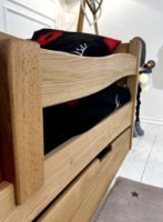 Ladă pentru pat pentru copii Goydalka Afina 190x80cm (1B799-2) Natural