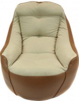 Fotoliu puf BeanBag Big Boss Бежевый/Коричневый imaginea #4 — magazin online Desire.md