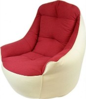Fotoliu puf BeanBag Big Boss Красный/Бежевый