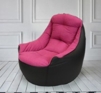 Fotoliu puf BeanBag Big Boss Розовый/Черный imaginea #5 — magazin online Desire.md