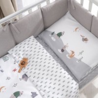 Lenjerie de pat pentru copii Perina Forest Baby (FB3-01.1) Grey imaginea #2 — magazin online Desire.md